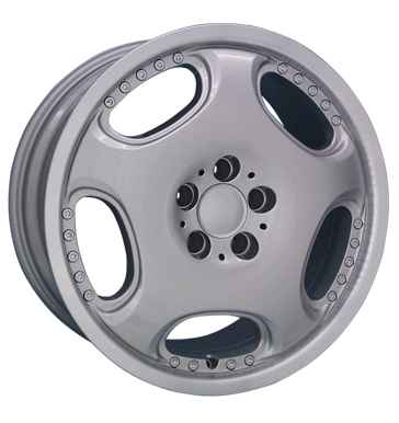 pneumatiky - 7.5x17 5x114.3 ET35 Dezent RH silber silber Horn poliert Offroad cel rok Rfky / Alu ventil cepice Bastler- + vadn rdia trziste