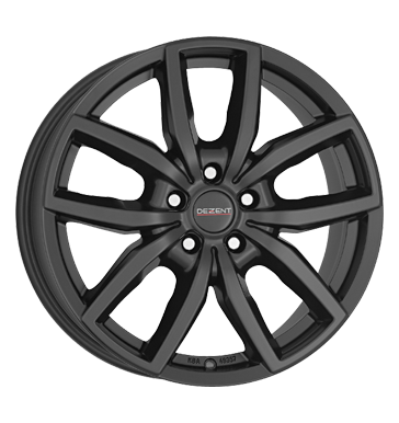 pneumatiky - 7.5x17 5x120 ET50 Dezent TE Dark schwarz black matt extender ventil / drzk Rfky / Alu Prizpusoben & Performance Speciln dly pro auta pneu