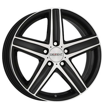 pneumatiky - 7.5x17 5x112 ET35 Dezent TG Dark schwarz black polished Lehk nkladn automobil v zime Rfky / Alu Tube: zklopky kalhoty Velkoobchod