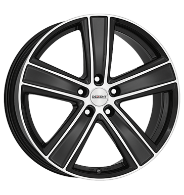pneumatiky - 9x20 5x108 ET40 Dezent TH Dark schwarz black polished Stresn nosic + stresn boxy Rfky / Alu brzdov kapalina Vnitrn vybaven Predaj pneumatk