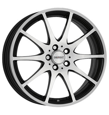 pneumatiky - 6.5x16 4x108 ET40 Dezent TI Dark schwarz black polished PLATINUM Rfky / Alu nrad Chiptuning + Motor Tuning pneumatiky