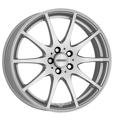 pneumatiky - 5x15 4x100 ET45 Dezent TI silber silver Lehk nkladn auto Winter od 17,5 