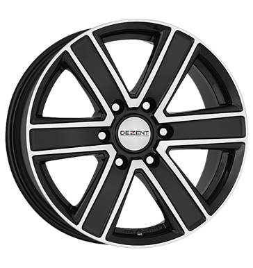 pneumatiky - 8x17 6x139.7 ET35 Dezent TJ Dark schwarz black polished tdenn Rfky / Alu moped Proline Kola Autodlna