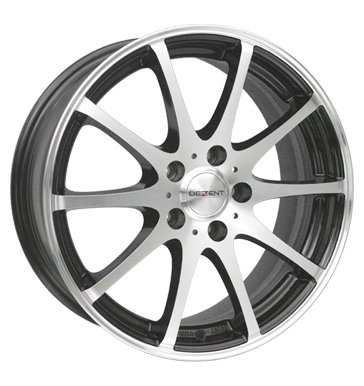 pneumatiky - 7x16 5x114.3 ET40 Dezent V Dark schwarz schwarz glänzend frontpoliert Kondenztory + Equalizer Rfky / Alu Utesnen u. Lepidla ostatn Prodejce pneumatk