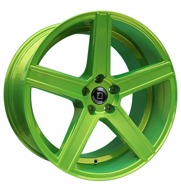 pneumatiky - 8.5x19 5x120 ET45 Diewe Wheels Cavo grün yellowgreen antny vozidel Rfky / Alu Soundboards + adaptr krouzky Parka pneus