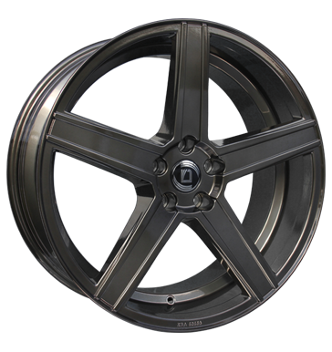 pneumatiky - 8.5x19 5x120 ET45 Diewe Wheels Cavo grau / anthrazit grey Elektrick Rfky / Alu magma DOTZ disky