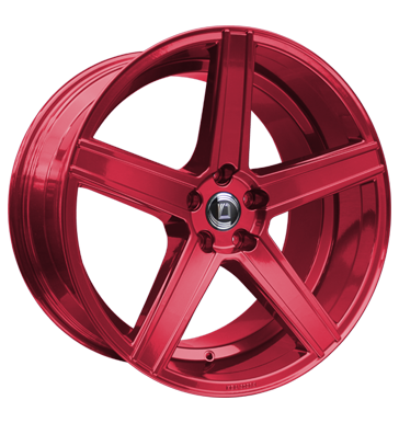 pneumatiky - 8.5x19 5x114.3 ET45 Diewe Wheels Cavo rot red Antera Rfky / Alu extender ventil / drzk Tomason Prodejce pneumatk