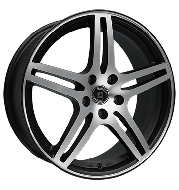 pneumatiky - 7x17 5x108 ET40 Diewe Wheels Chinque schwarz Nero machined FOSAB Rfky / Alu osvetlen Lehk nkladn auto Winter od 17,5 