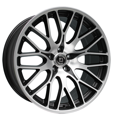 pneumatiky - 10x22 5x112 ET40 Diewe Wheels Fina schwarz black machined Americk vozy Rfky / Alu Zimn kompletn kola (ocel) autodly USA Velkoobchod