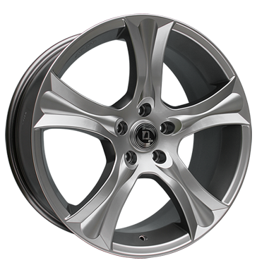 pneumatiky - 8x18 5x112 ET44 Diewe Wheels Star chrom chromolook Rial Rfky / Alu kapuce lift Zcela specifick dly pneu b2b