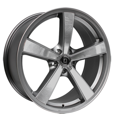 pneumatiky - 8x18 5x120 ET37 Diewe Wheels Trina silber Argentoinox Prizpusoben & Performance Rfky / Alu G-KOLO Magnetto KOLA Velkoobchod