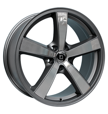 pneumatiky - 8x18 5x114.3 ET35 Diewe Wheels Trina grau / anthrazit Platininox Lehk nkladn auto lto od 17,5 