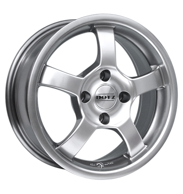 pneumatiky - 6.5x15 4x108 ET15 Dotz Daytona silber highgloss hornpoliert Lackierwerkzeuge Rfky / Alu hyundai Barracuda b2b pneu