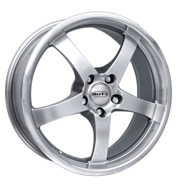 pneumatiky - 7x16 5x98 ET35 Dotz Daytona silber highgloss hornpoliert ostatn Rfky / Alu Artec Wiechers SPORT pneus