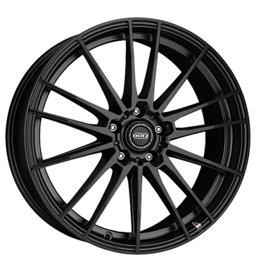 pneumatiky - 8x18 5x114.3 ET48 Dotz Fast Fifteen Dark schwarz black matt brzdov kapalina Rfky / Alu automobilov sady Pce o automobil + drzba pneumatiky