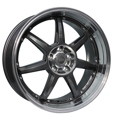 pneumatiky - 8x19 5x114.3 ET45 Dotz Fast Seven grau / anthrazit gunmetal polished PLATINUM Rfky / Alu motocykl ENZO trhovisko