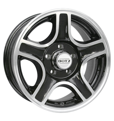 pneumatiky - 8x17 5x127 ET35 Dotz Hammada Dark schwarz black polished Lehk nkladn automobil v zime Rfky / Alu Letn Total kola ALU Hadice / Chafers pneus