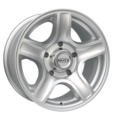 pneumatiky - 7x15 5x114.3 ET20 Dotz Hammada silber silber elektrick spotrebice Rfky / Alu Stars 2 roky VOLKSWAGEN Autoprodejce