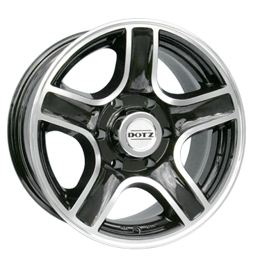 pneumatiky - 8.5x18 6x139.7 ET20 Dotz Hammada Dark schwarz black polished mikiny Rfky / Alu Chiptuning + Motor Tuning Breyton trhovisko