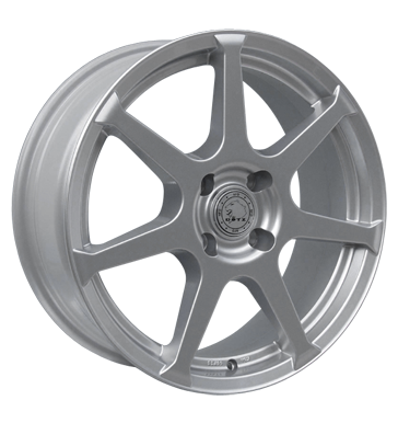 pneumatiky - 7x17 4x108 ET38 Dotz Jarama silber silber lackiert Slevy Rfky / Alu Offroad Zimn 17.5 