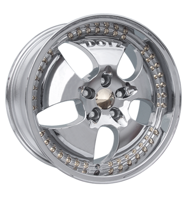 pneumatiky - 8x18 5x120 ET38 Dotz Las Vegas chrom chrom Rondell Rfky / Alu Offroad cel rok Rdc nprava odpruzen pneumatiky