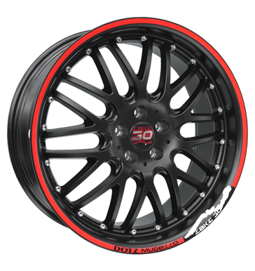 pneumatiky - 8x17 5x112 ET35 Dotz Mugello Lake30 schwarz black matt brzdov dly Rfky / Alu rfky centrovn pneus