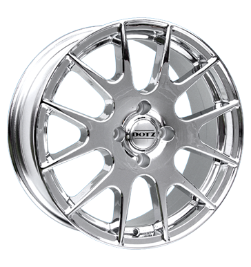 pneumatiky - 7x16 4x108 ET15 Dotz Nardo chrom chrom renault Rfky / Alu Toora Magnetto KOLA Velkoobchod