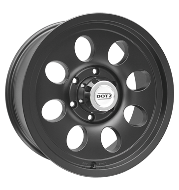 pneumatiky - 8x17 6x139.7 ET0 Dotz Rafting Dark schwarz black matt nemrznouc smes Rfky / Alu mikiny Offroad All Terrain b2b pneu