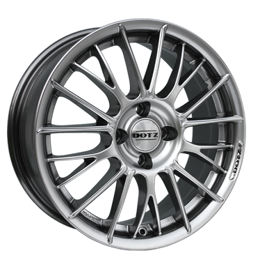 pneumatiky - 7x17 4x108 ET40 Dotz Rapier Shine silber highgloss FOSAB Rfky / Alu GS-Wheels cel rok pneu b2b