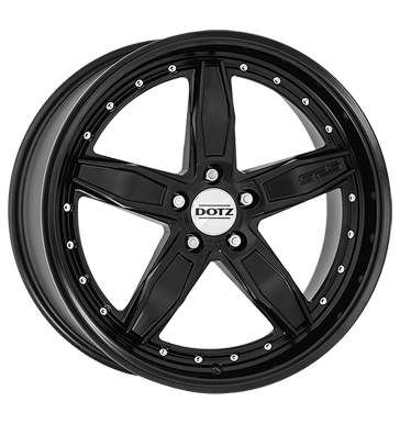 pneumatiky - 9.5x20 5x120 ET40 Dotz SP5 Black Edt. schwarz black matt Leichtkraftrad dly Rfky / Alu Alcar pneumatika pneu b2b