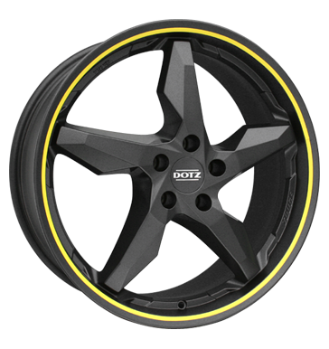 pneumatiky - 8x18 5x108 ET45 Dotz Touge Graphite grau / anthrazit graphite matt Stresn nosic + stresn boxy Rfky / Alu dly motor Autodlna