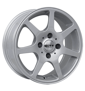 pneumatiky - 7x17 4x100 ET38 Dotz Zandvoort silber silber lackiert Auto-Tuning + styling Rfky / Alu Csti Quad Motocykly a motocyklov dly disky