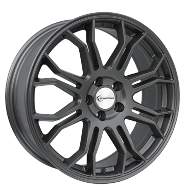 pneumatiky - 7.5x18 4x100 ET35 e-motion Corse grau / anthrazit gunmetal DOTZ Rfky / Alu G-KOLO chlapec pneus