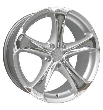 pneumatiky - 9x20 5x120 ET45 e-motion Face silber hypersilber mit Edelstahlb. exkluzivn linka Rfky / Alu nosic kol BRABUS Predaj pneumatk