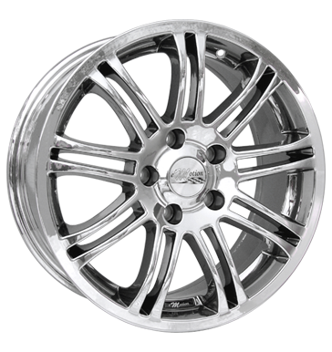 pneumatiky - 7.5x17 5x108 ET40 e-motion Sport chrom chrom myt oken Rfky / Alu Bastler- + vadn rdia motor velkoobchod s pneumatikami