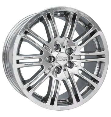 pneumatiky - 8.5x18 5x100 ET35 e-motion Sport chrom chrom prumyslov pneumatiky Rfky / Alu psy Proline Kola disky