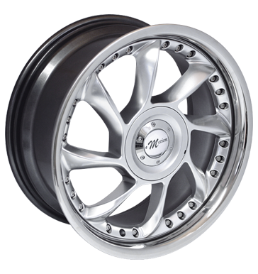 pneumatiky - 8x18 4x100 ET35 e-motion Wish silber silber lackiert Truck cel rok Rfky / Alu sluzba letn disky