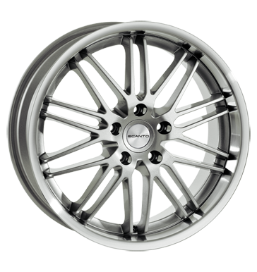 pneumatiky - 8.5x19 5x120 ET50 Ecanto E-112 silber brillantsilber Horn poliert systm Rfky / Alu Motorsport pce o pneumatiky Hlinkov disky