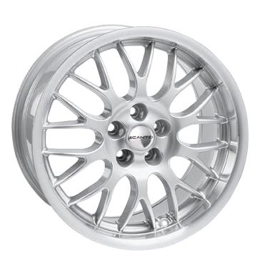 pneumatiky - 8x17 5x112 ET35 Ecanto E-158 silber silber Horn poliert renault Rfky / Alu MPT Hamann pneumatiky