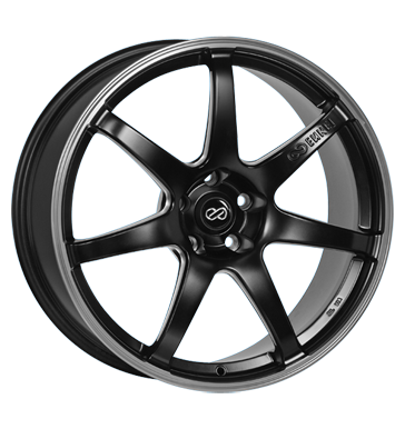 pneumatiky - 8.5x18 5x100 ET45 Enkei Izumo (SC38) schwarz matt black polished lip & millings Test-kategorie 1 Rfky / Alu Alutec Lehk nkladn automobil v zime pneu