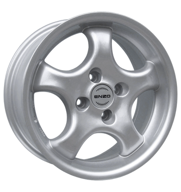 pneumatiky - 5.5x13 4x114.3 ET35 Enzo Cup silber silber lackiert csti tela Rfky / Alu ALLESIO Auto Hi-Fi + navigace Autoprodejce