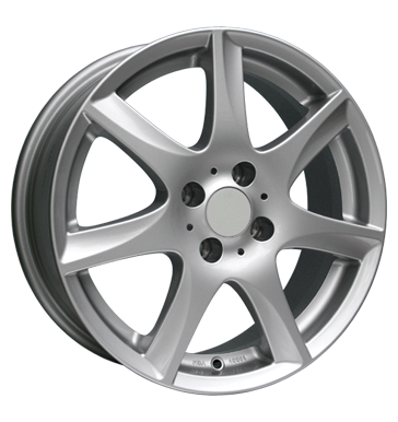 pneumatiky - 6x15 4x100 ET44 Enzo W silber silber MERCEDES BENZ Rfky / Alu ventil cepice propagace testjj2 velkoobchod s pneumatikami