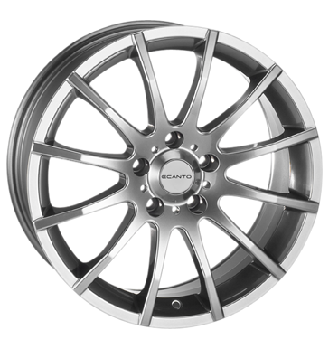 pneumatiky - 7.5x17 5x112 ET38 Ecanto E-110 silber dark shadow silber Chrome Parts Rfky / Alu Speciln dly pro auta snehov retezy Autodlna