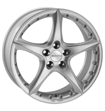 pneumatiky - 8x17 5x100 ET35 Ecanto E-111 silber silber CARMANI Rfky / Alu Diablo Alustar pneus