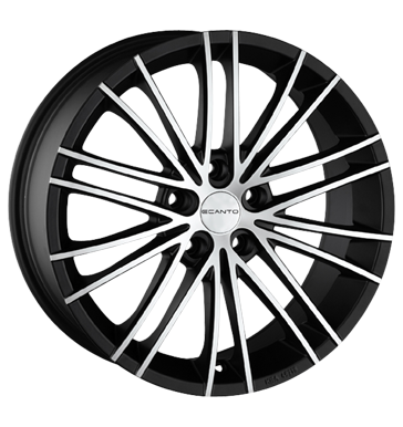 pneumatiky - 6x15 5x100 ET38 Ecanto E-116 schwarz schwarz poliert Alcar Rfky / Alu dly na nkladn auta kmh-Wheels trziste