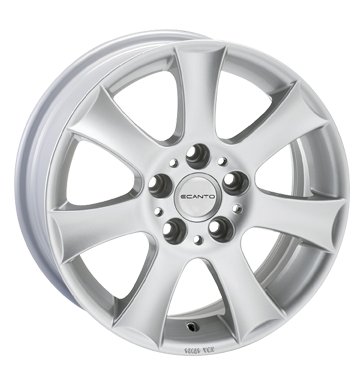 pneumatiky - 6.5x15 5x108 ET45 Ecanto E-213 silber silber lackiert Stresn nosic + stresn boxy Rfky / Alu montzn nrad motec Hlinkov disky
