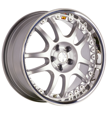 pneumatiky - 8x17 5x108 ET35 Fondmetal 6600 silber silber Horn poliert GS-Wheels Rfky / Alu Slevy zemn prce Autodlna