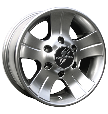 pneumatiky - 7x16 6x139.7 ET0 Fondmetal 7100 silber silver sterac prednho skla Rfky / Alu sluzba Scooter Parts pneumatiky