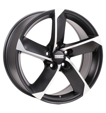 pneumatiky - 8x18 5x120 ET40 Fondmetal 7900 schwarz schwarz poliert Offroad All Terrain Rfky / Alu sportovn KOLA Ostatn (dvoukolk, vozk, mal -, ..) pneumatiky