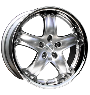 pneumatiky - 9x19 5x100 ET35 Fondmetal 9X chrom chrom hornpoliert Alustar Rfky / Alu zvodn auto Smoor Hlinkov disky